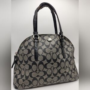 🛑SOLD🛑 Coach Peyton Signature Cora Domed Satchel 2014 Rehab Handles